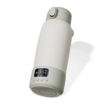 MilkReady Pro™  – Draadloze Babyflesverwarmer met Temperatuurregeling (37–100°C)