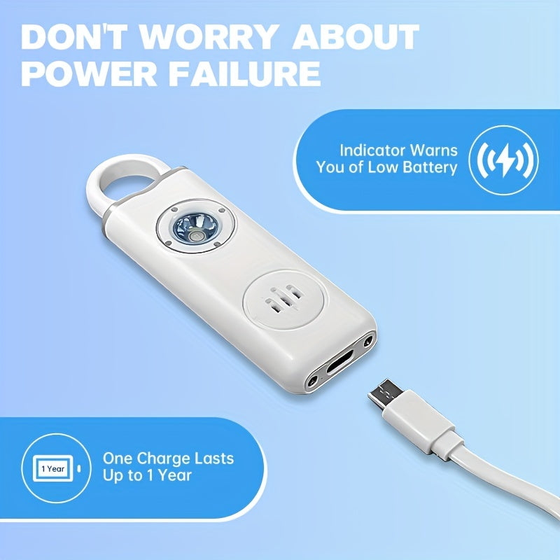 LunaGuard Pro – 130 dB Veiligheidsalarm met Stroboscoop Licht