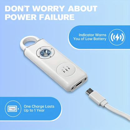 LunaGuard Pro – 130 dB Veiligheidsalarm met Stroboscoop Licht